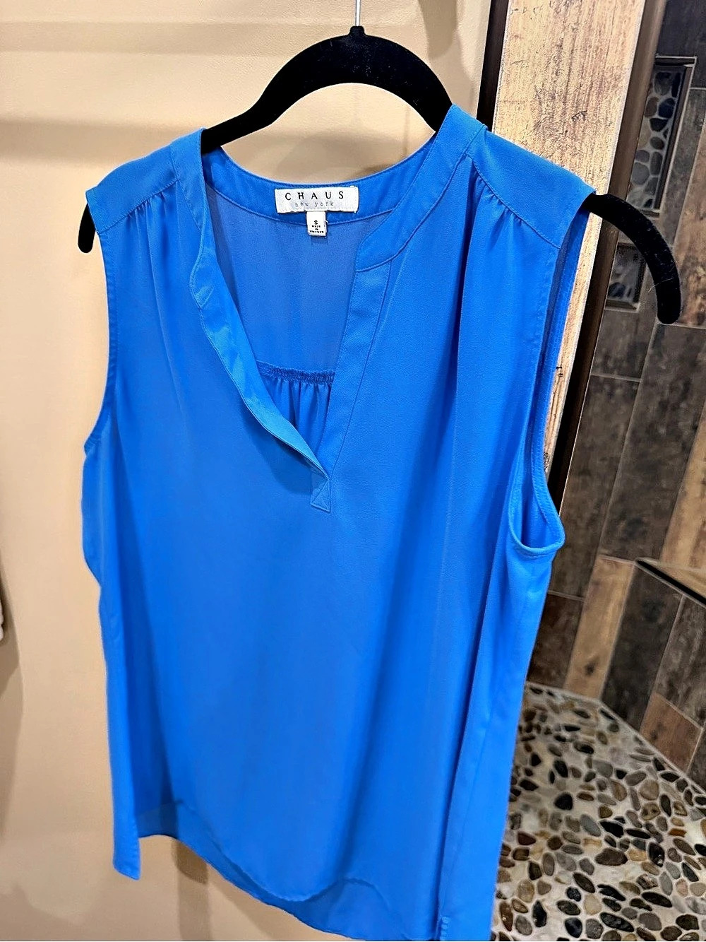 Chaus Women'Small Blue Sleeveless Tunic Size Small Like New